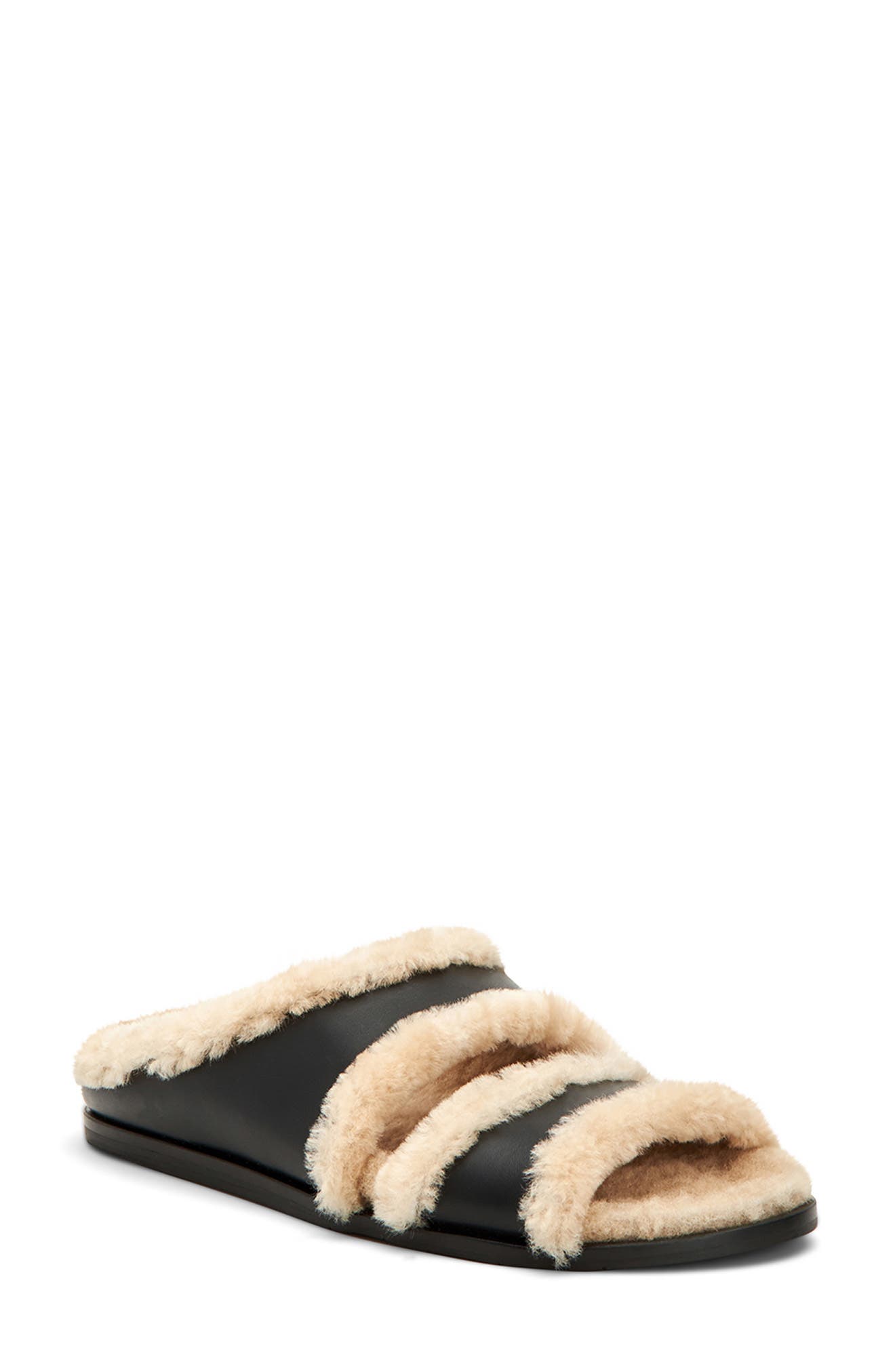 Aquatalia Imina Genuine Shearling Slipper, Main, color, 