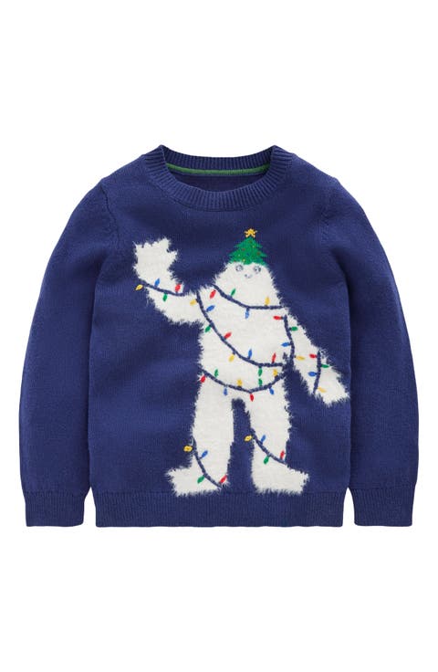 Kids' Yeti Holiday Crewneck Sweater (Toddler & Little Kid)