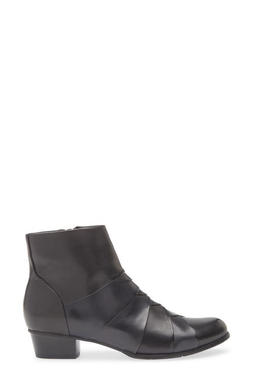 Regarde Le Ciel Stefany Block Heel Bootie In Black