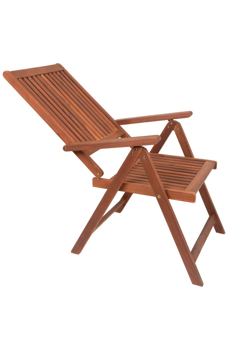 Northlight Set of 2 Acacia Folding Chairs Outdoor Patio Furniture 42", Alternate, color, Brown