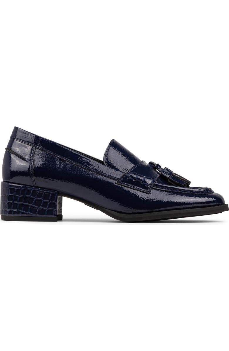 Donald Pliner Tassel Loafer Pump, Alternate, color, Navy