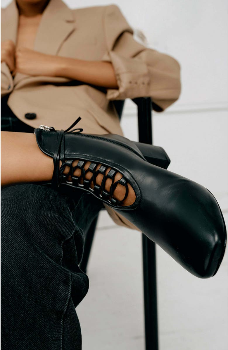 Daniella Shevel Cleo Boot, Alternate, color, Black