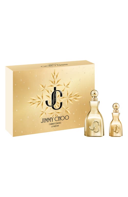 Jimmy Choo I Want Choo Le Parfum Set In Transparent