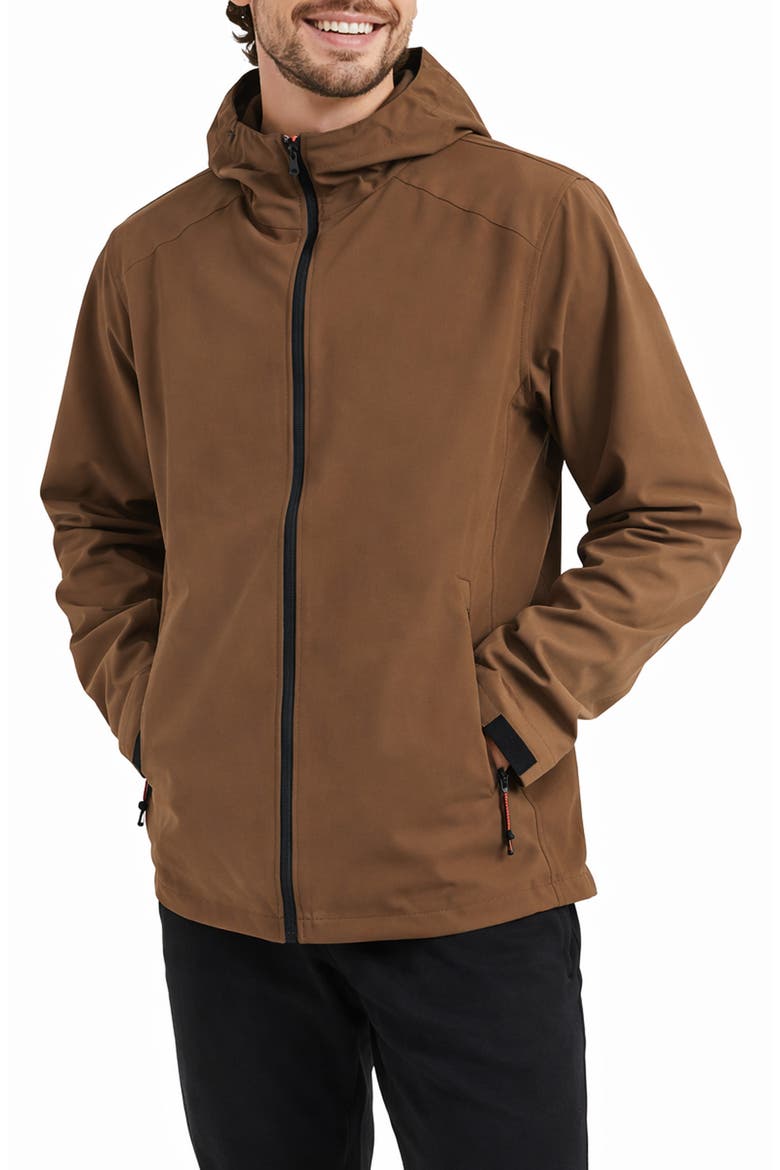 Seam Sealed 2.0 Waterproof Hooded Jacket, Main, color, TEAK