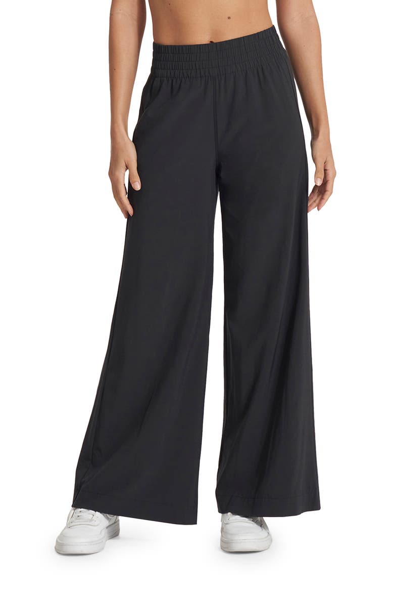 Villa Wide Leg Pants, Main, color, BLACK