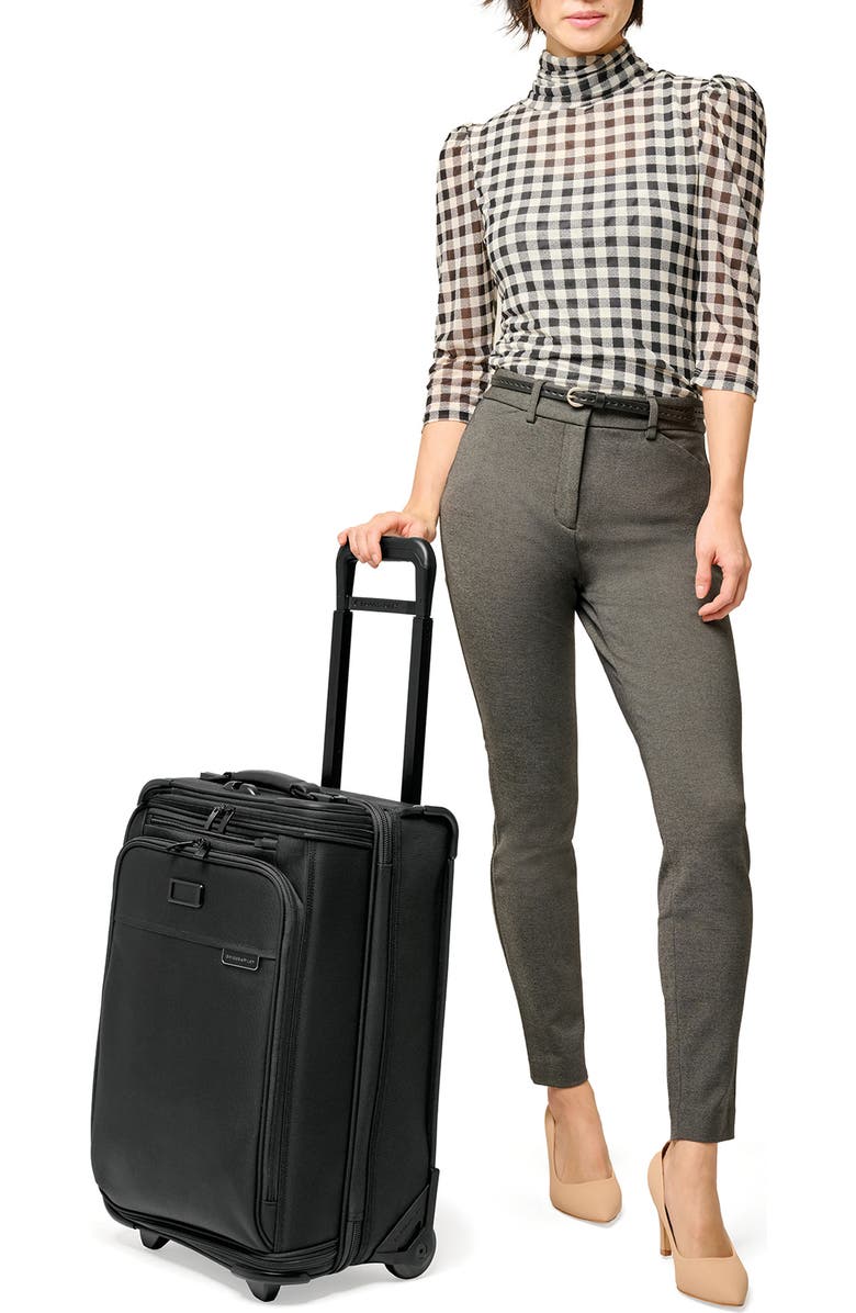 Briggs & Riley Baseline Upright Wheeled Carry-On Garment Bag, Alternate, color,
