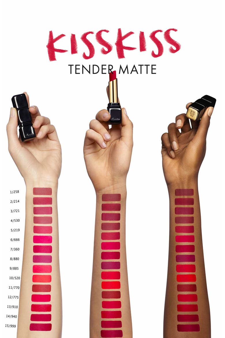 KissKiss Tender Matte Lipstick, Alternate, color, CARESS PLUM