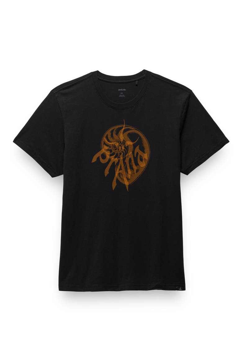 Heritage Nautilus Organic Cotton Graphic T-Shirt, Alternate, color, BLACK