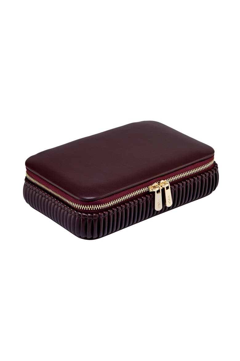 Bella Jewellery Zip Case, Alternate, color, Bordeaux