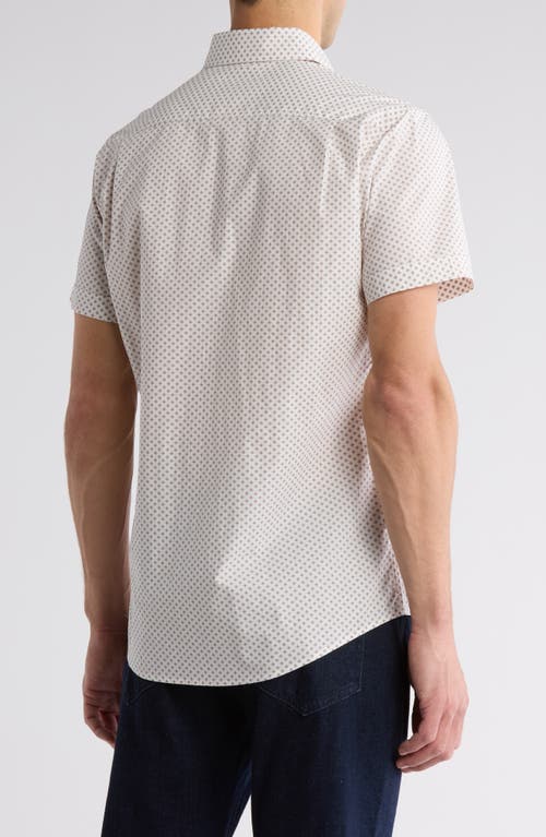 Rodd & Gunn Berwick Forest Short Sleeve Cotton Button-up Shirt In White