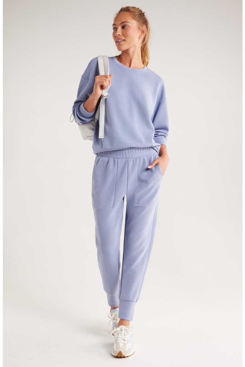 Soft Luxe Boxy Crew Sweatshirt, Alternate, color, BLUE TEMPEST
