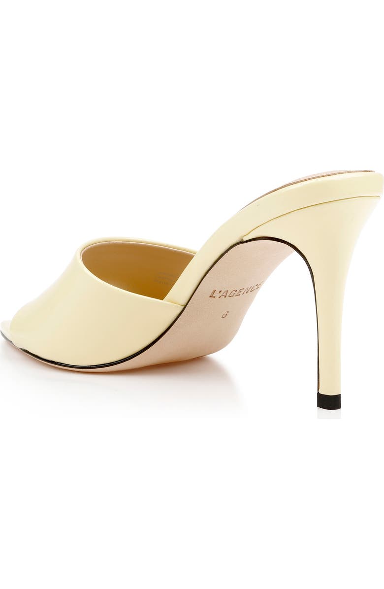 L'AGENCE Lolita VII Slide Sandal, Alternate, color, Yellow Patent