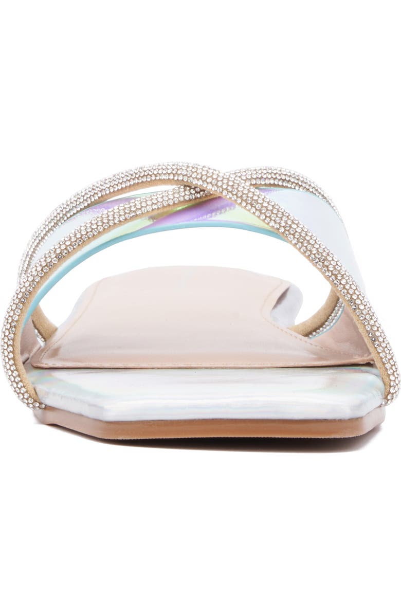 Fashion to Figure Sylvie Rhinestone Slide Sandal - Wide Width, Alternate, color, Multi