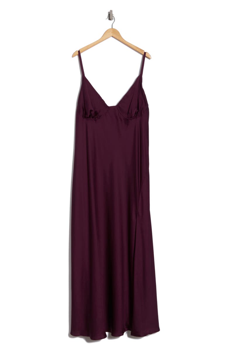 Hutch Bustier Satin Cocktail Dress, Alternate, color,