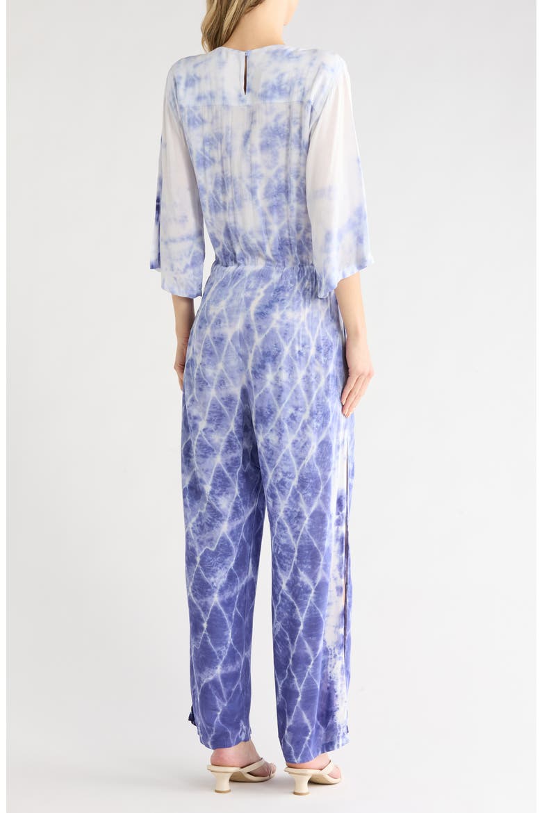 Kahala Wide Leg Jumpsuit, Alternate, color, DUSK NAVY LINKS WASH