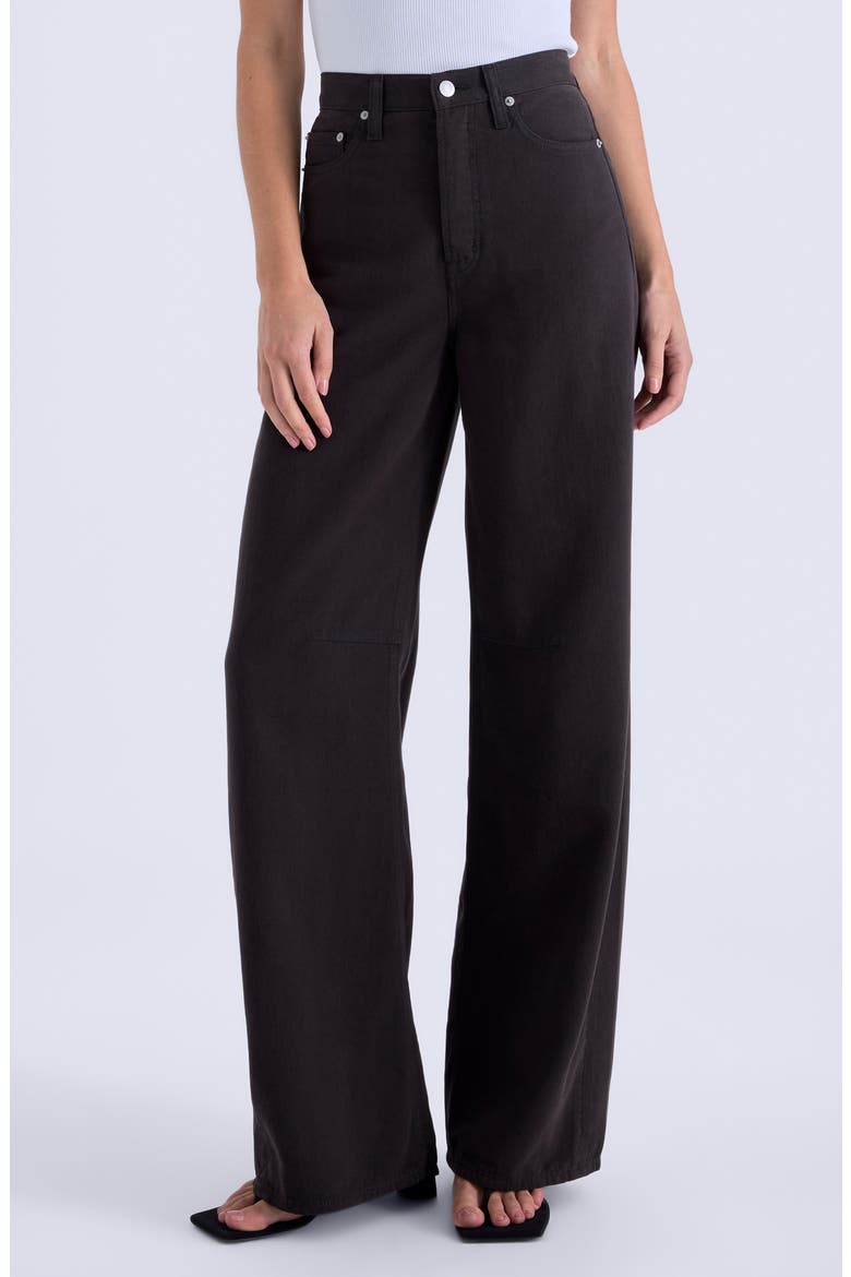 Sydney High Waist Wide Leg Jeans, Main, color, BRISTOL BLACK