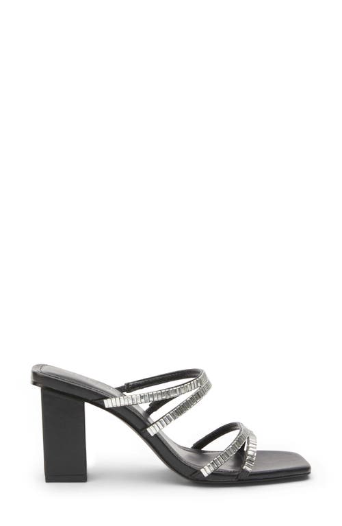 Coconuts By Matisse Aria Rhinestone Sandal In Black