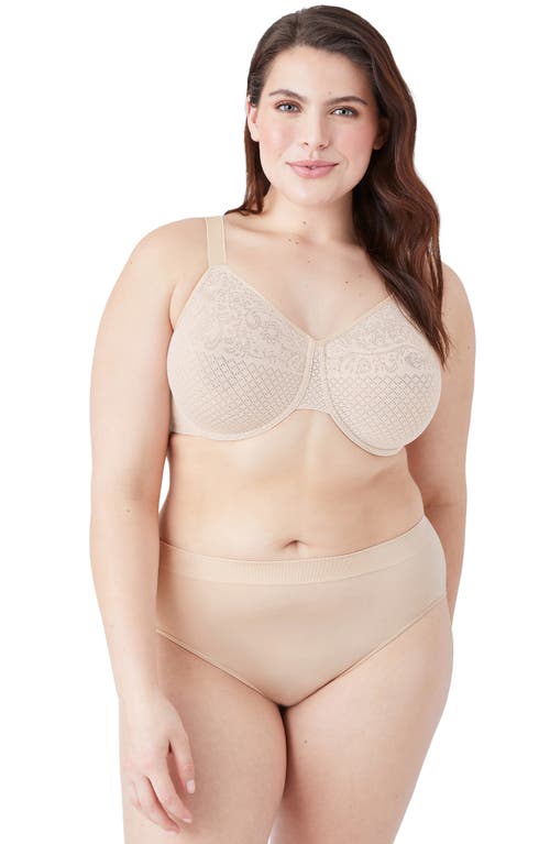 Wacoal Visual Effects Underwire Minimizer Bra In Neutral