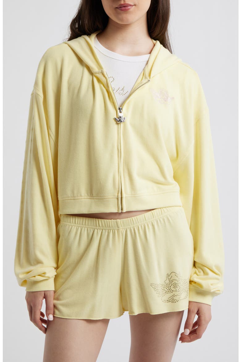 Boys Will Be Boys Zip-Up Sweatshirt, Alternate, color, YELLOW