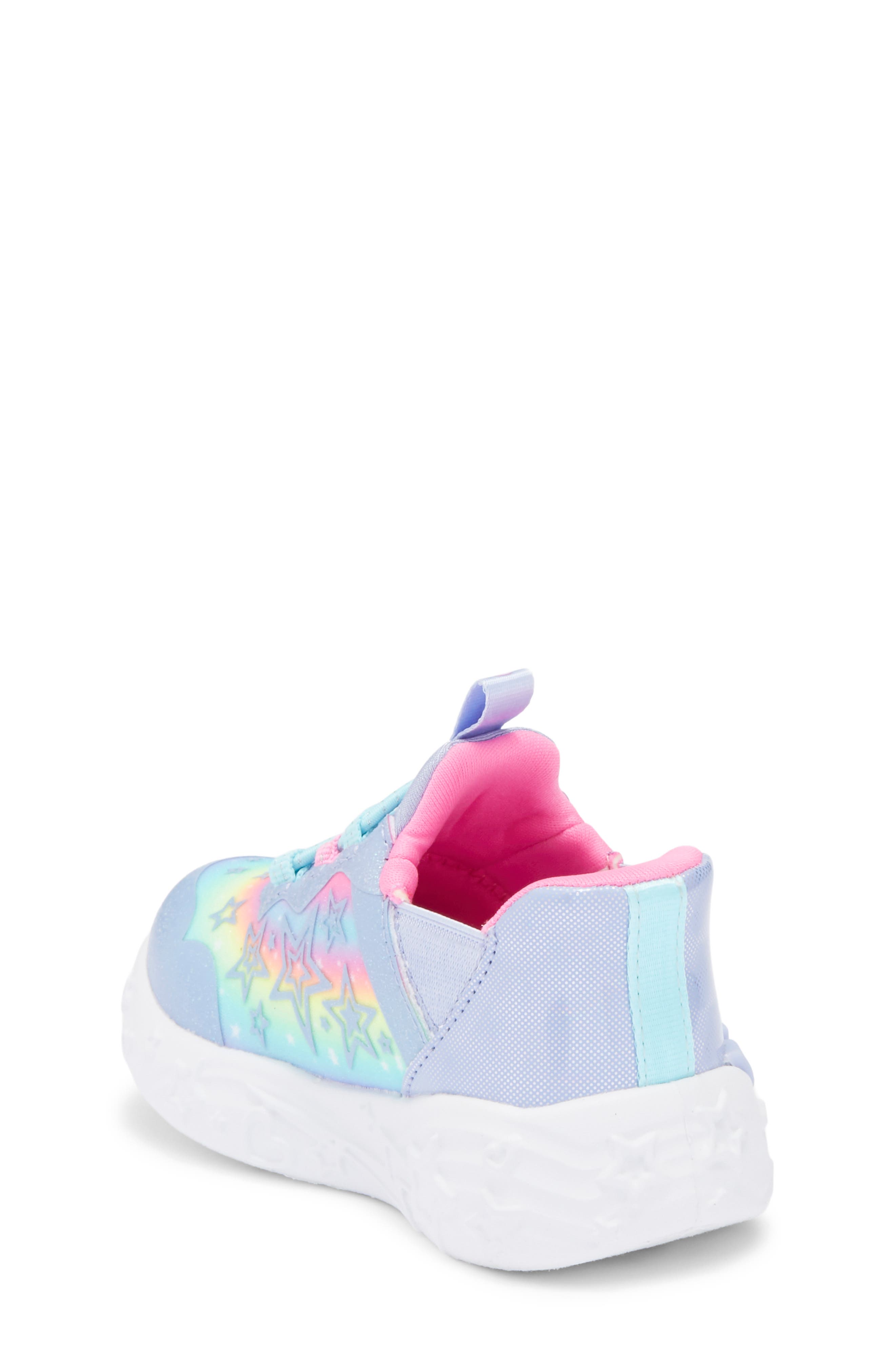 Kids' Charmer Lil' Starlite Light Up Sneaker, Alternate, color, BLUE MULTI