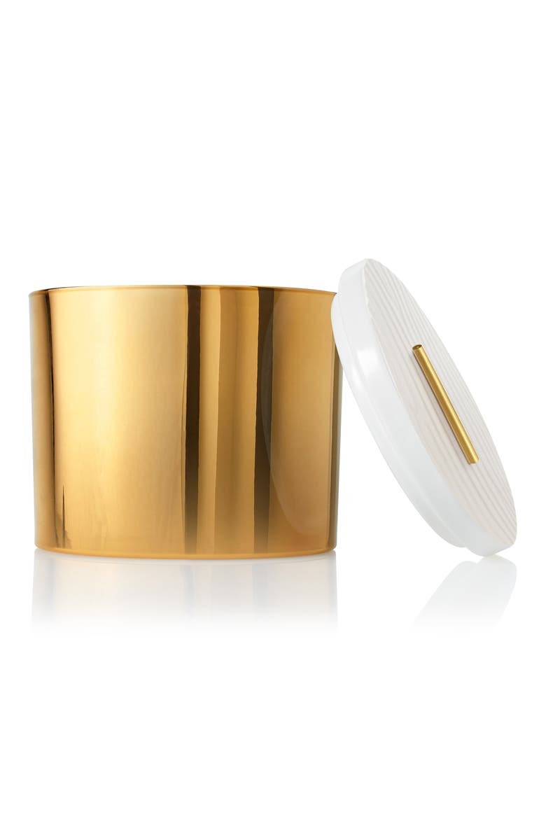 Frasier Fir Gilded Collection 3-Wick Candle, Main, color, FRASIER FIR