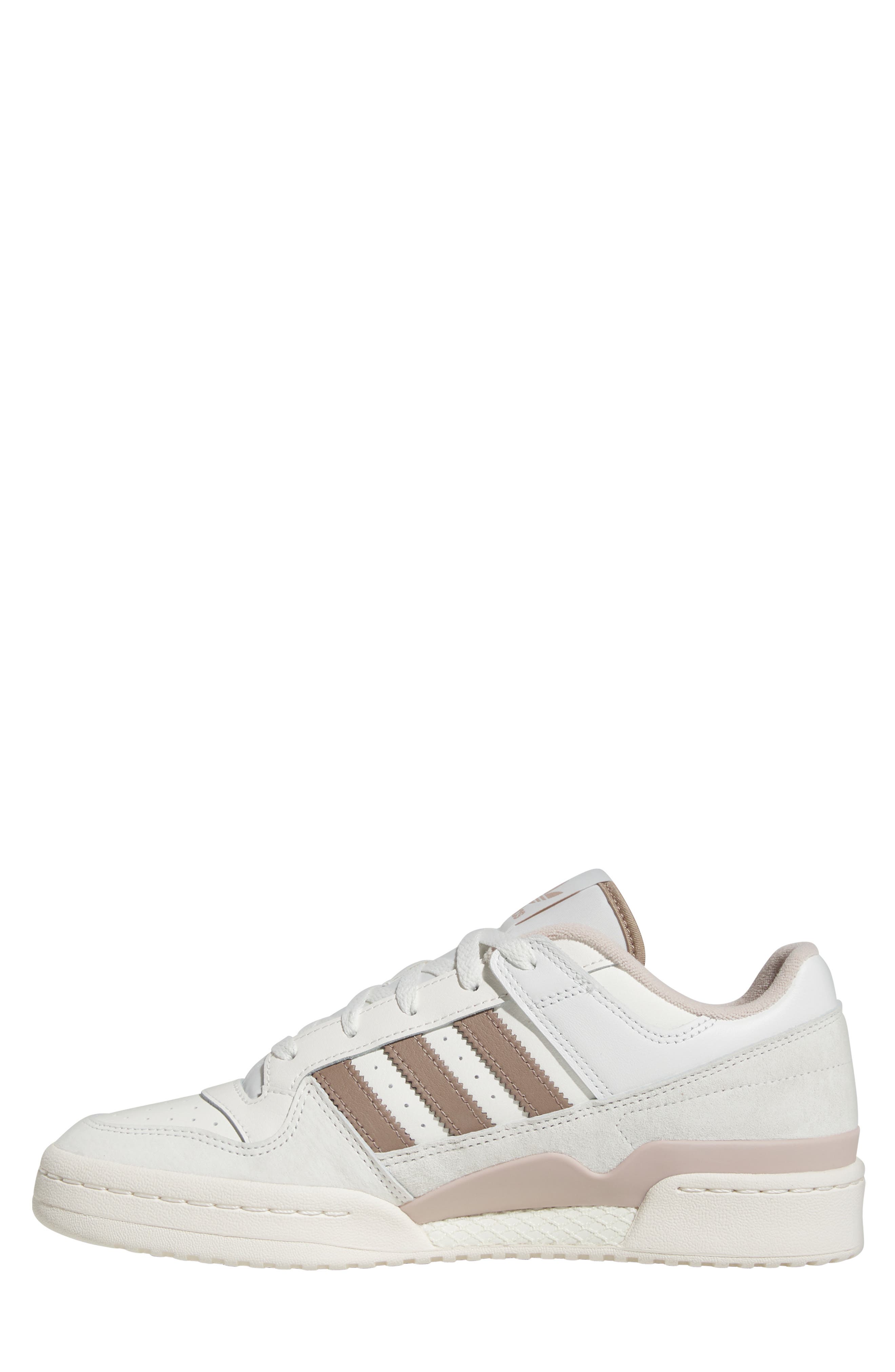 Forum Low Basketball Sneaker, Alternate, color, WHITE/ BROWN/ TAUPE