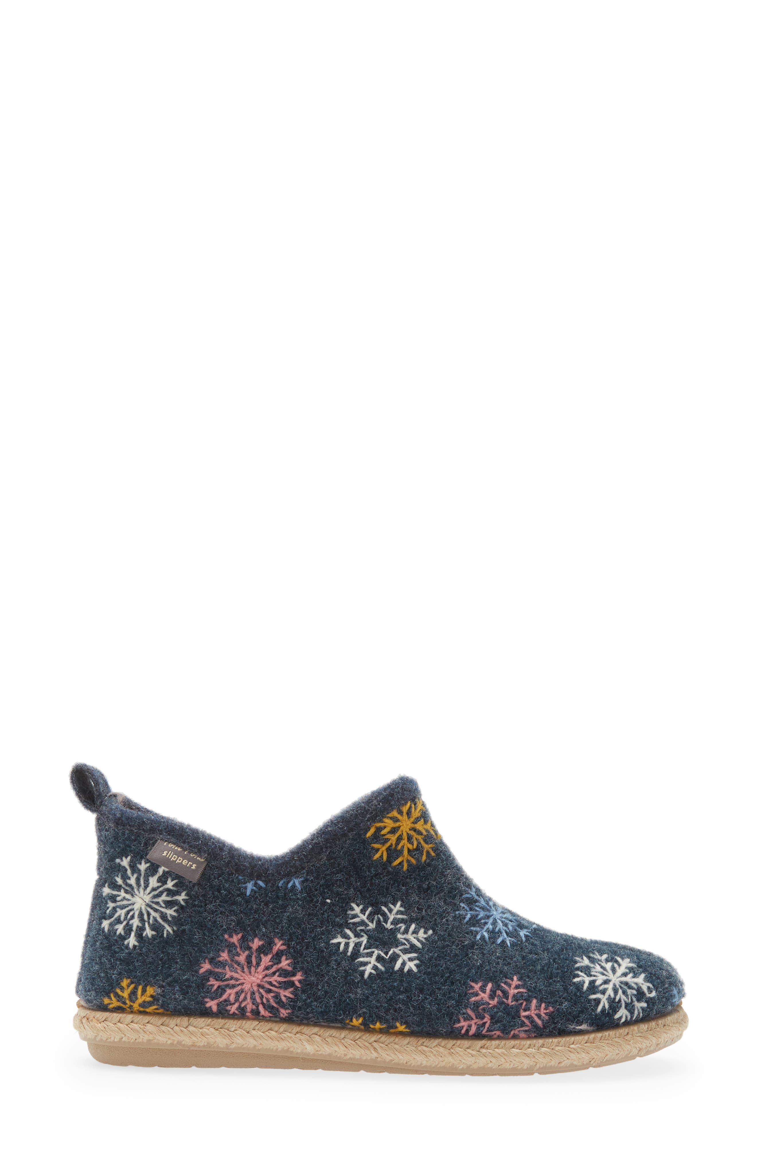 Duna Wool Blend Slipper, Alternate, color, NAVY
