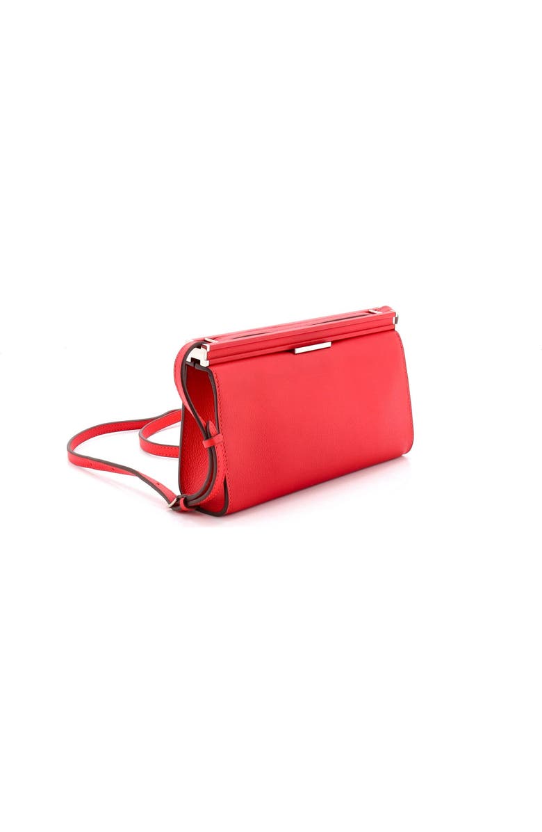 Pre-Owned Hermes Clic-H Shoulder Bag Evercolor 21, Alternate, color, Rouge De Coeur