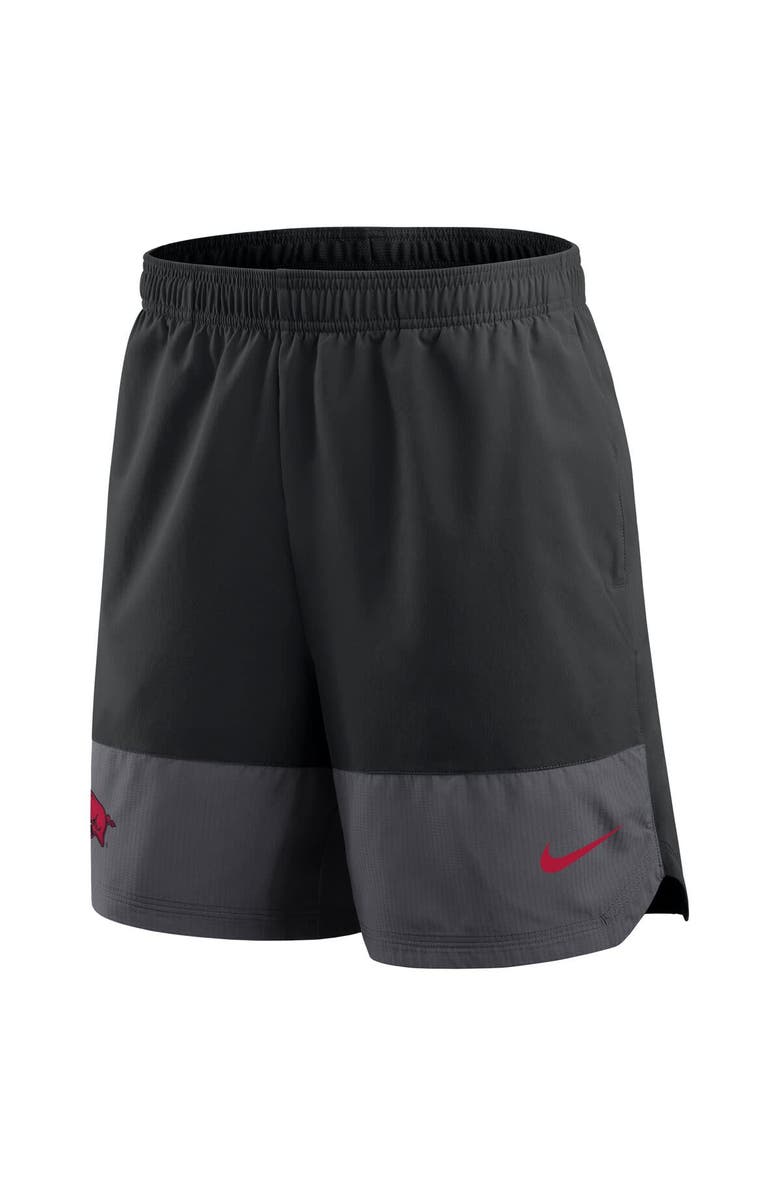 Nike Men's Nike Black Arkansas Razorbacks 2025 Sideline Performance Shorts, Alternate, color, Black