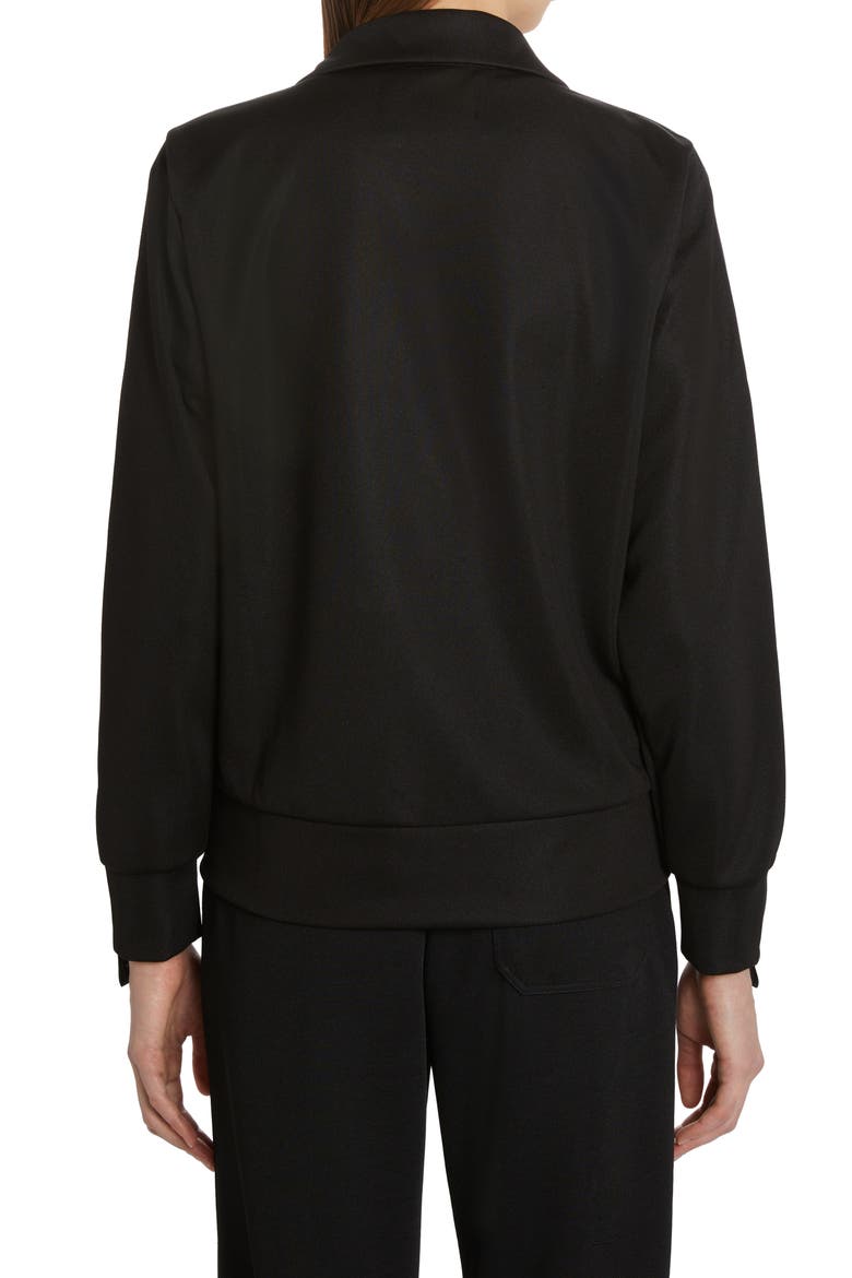 Star Logo Track Jacket, Alternate, color, BLACK/WHITE