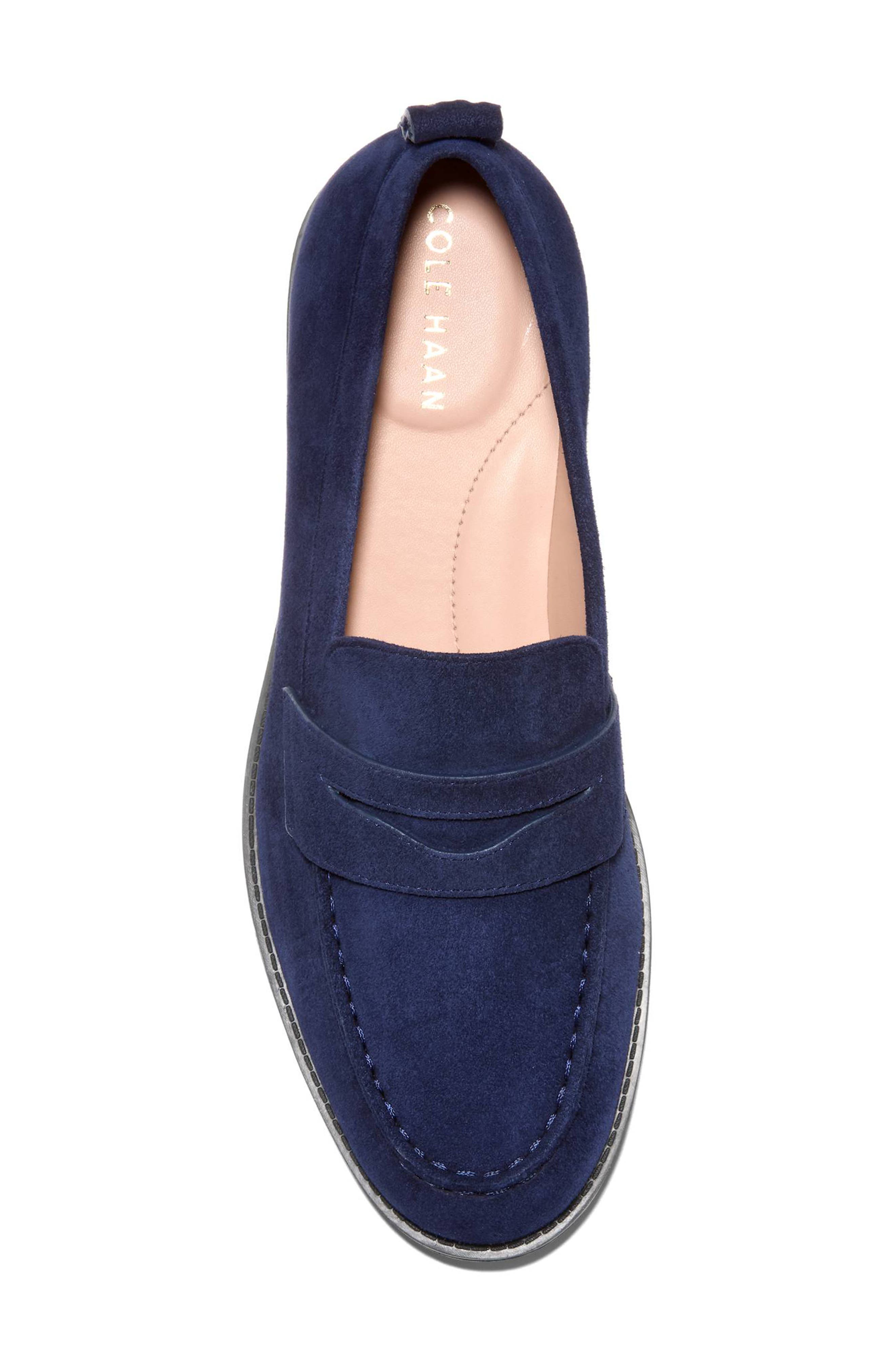 Stassi Penny Loafer, Alternate, color, CH MIDNIGHT MOON SUEDE