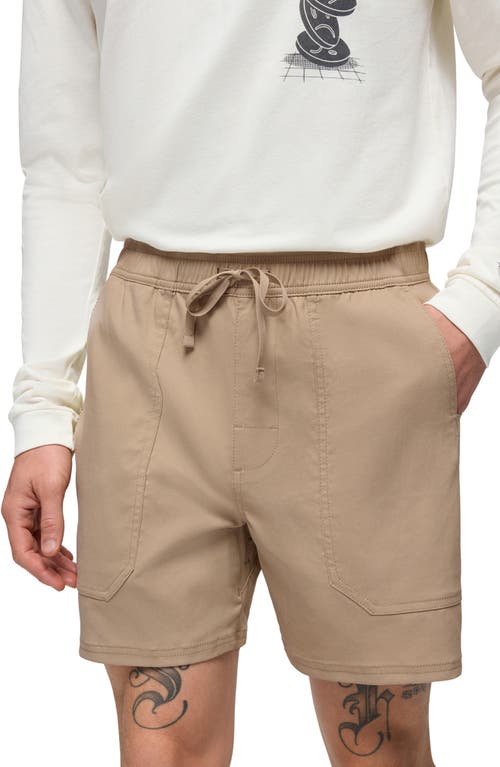 Prana Stretch Zion™ Drawstring Waist Shorts In Sandbar