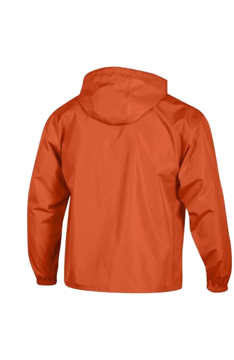 Champion Men's Champion Orange Cleveland Browns Packable Hooded Windbreaker Half-Zip Jacket, Alternate, color, Orange