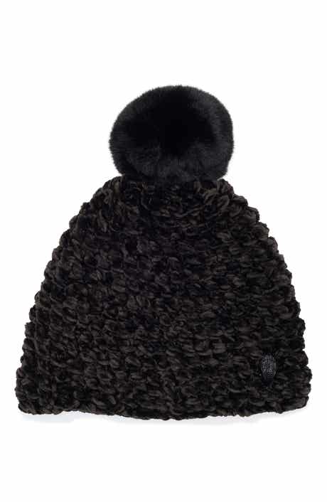 Kurt Geiger London Chunky Chenille Knit Beanie
