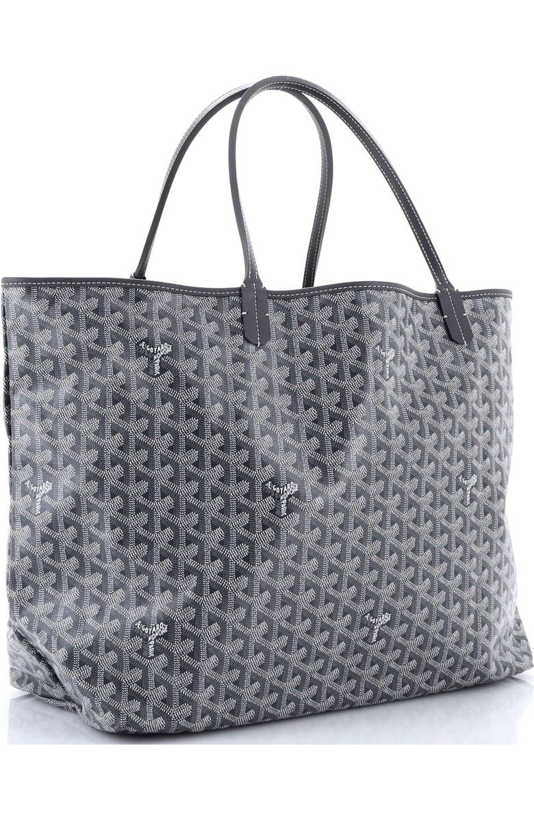 Pre-Owned Goyard Saint Louis Tote Coated Canvas GM, Alternate, color, Gray