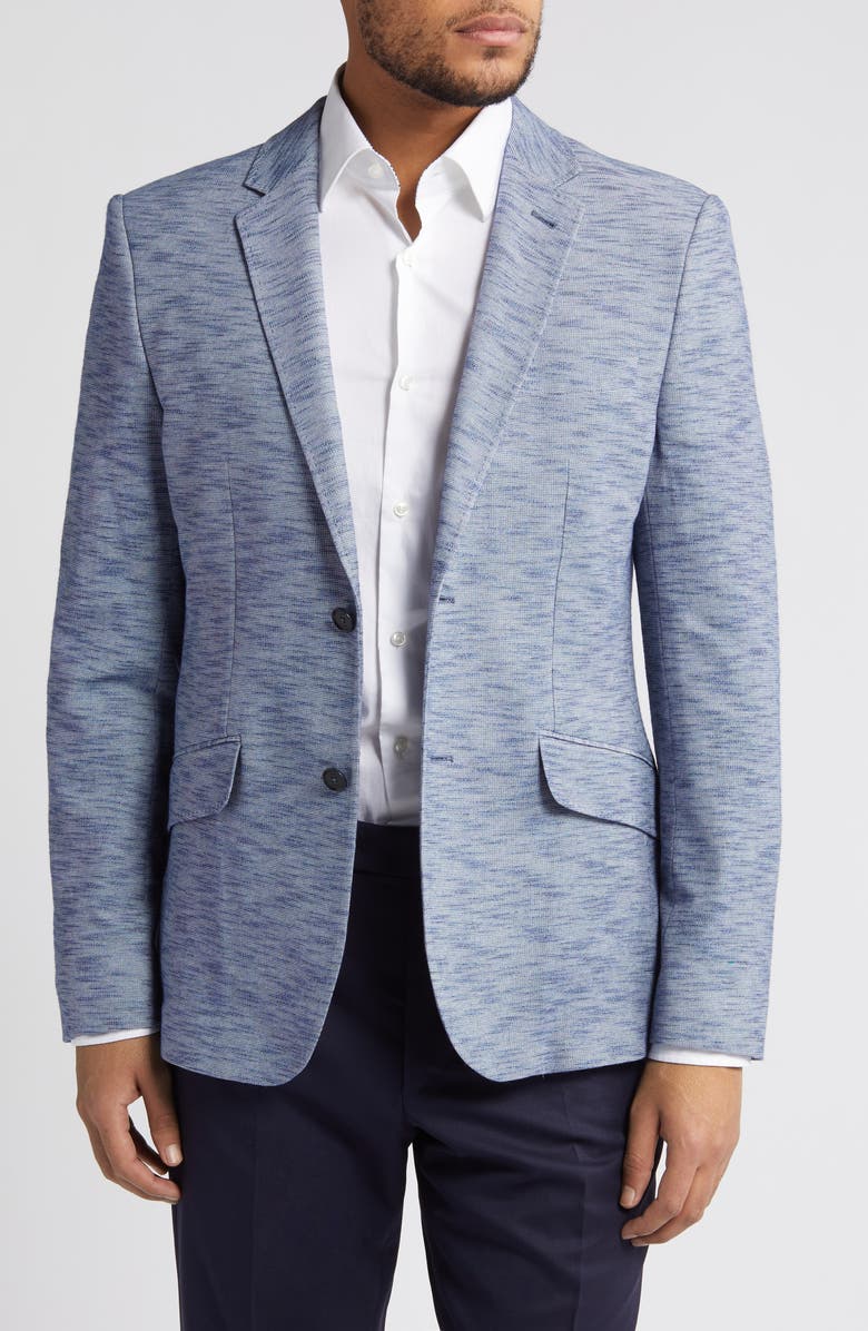 Ted Baker London Marcusj Slim Fit Slub Knit Sport Coat, Main, color, 