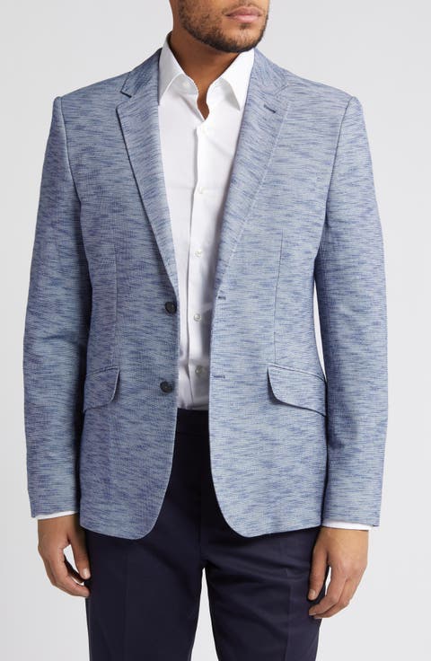 Marcusj Slim Fit Slub Knit Sport Coat