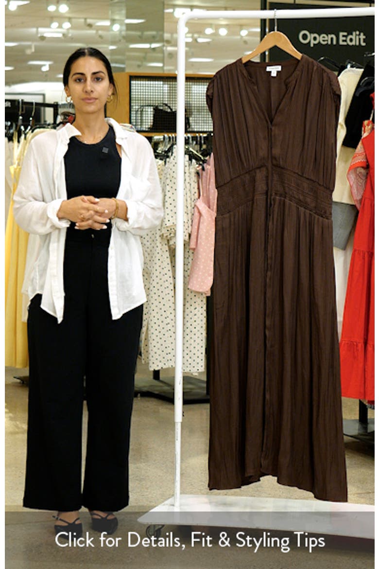 Smocked Waist Maxi Dress video