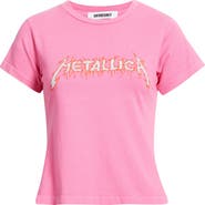 Daydreamer Metallica Flaming Sun Cotton Graphic T-Shirt ETALLICA FLAMING SUN VINTAGE