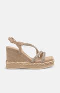 Alma en Pena Braided Wedge With Rhinestones