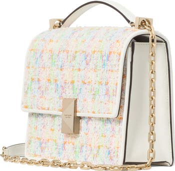 deco tweed convertible shoulder bag