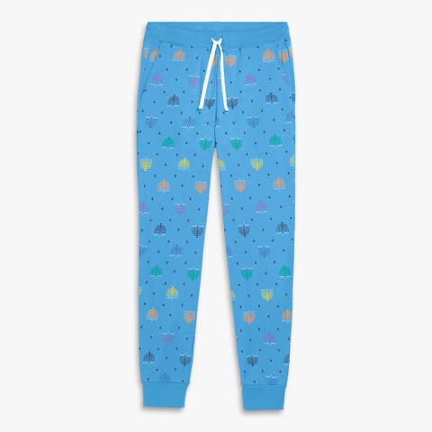 Adult Organic Pj Pant In Rainbow Menorahs (Unisex Fit)