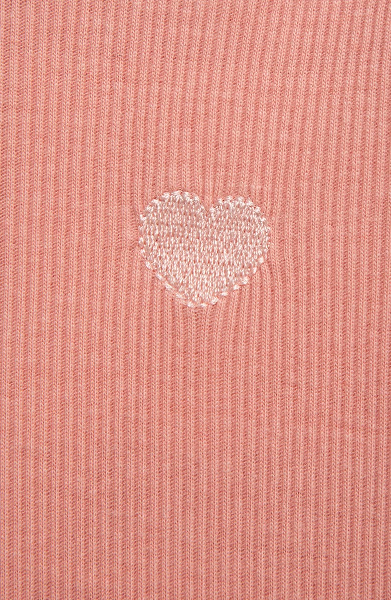 Little Me Heart Quilted Corduroy Jacket, Long Sleeve Top & Leggings Set, Alternate, color, Pink