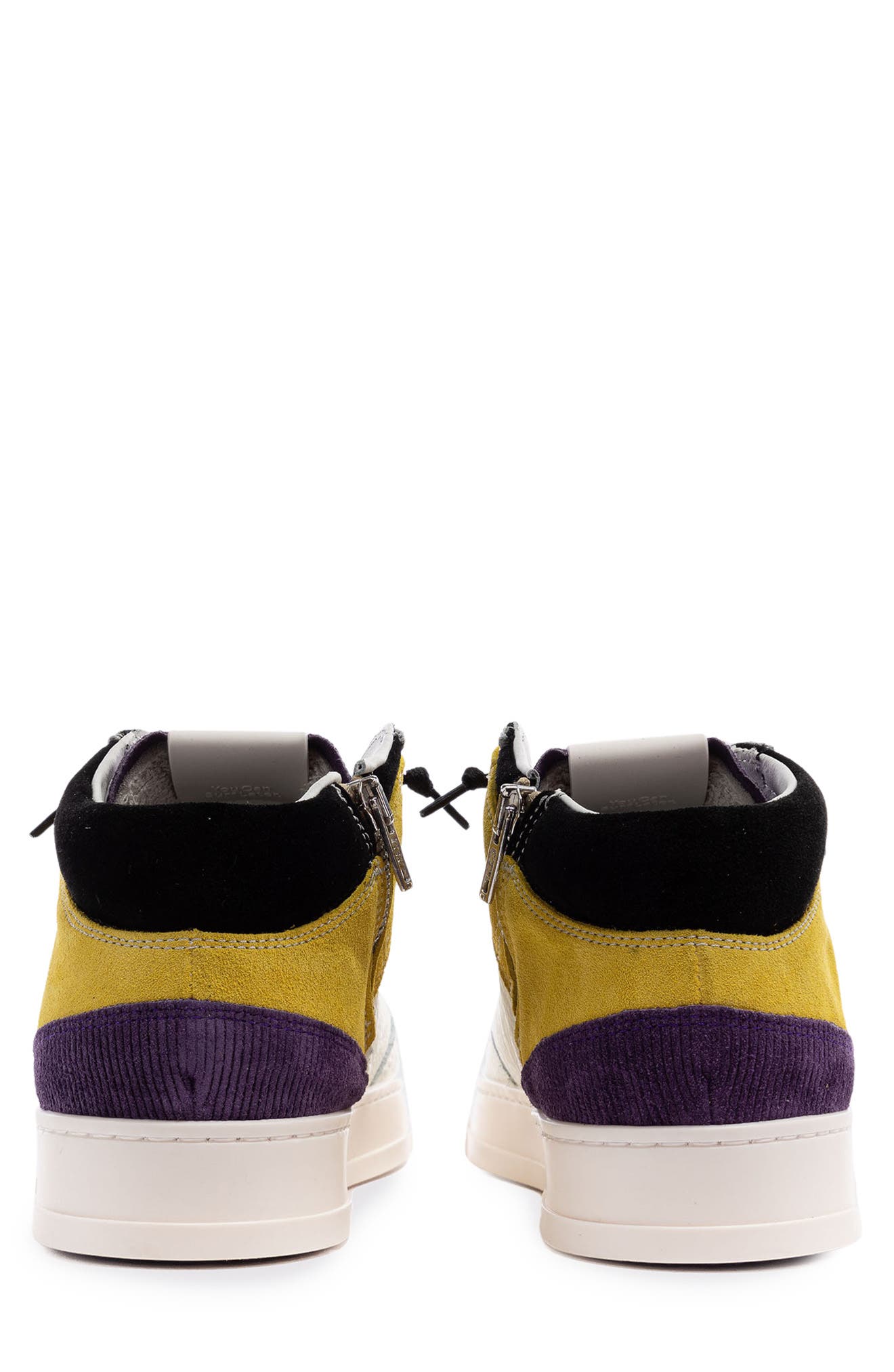 P448 Balihi High Top Sneaker, Alternate, color, White/ Gold/ Black