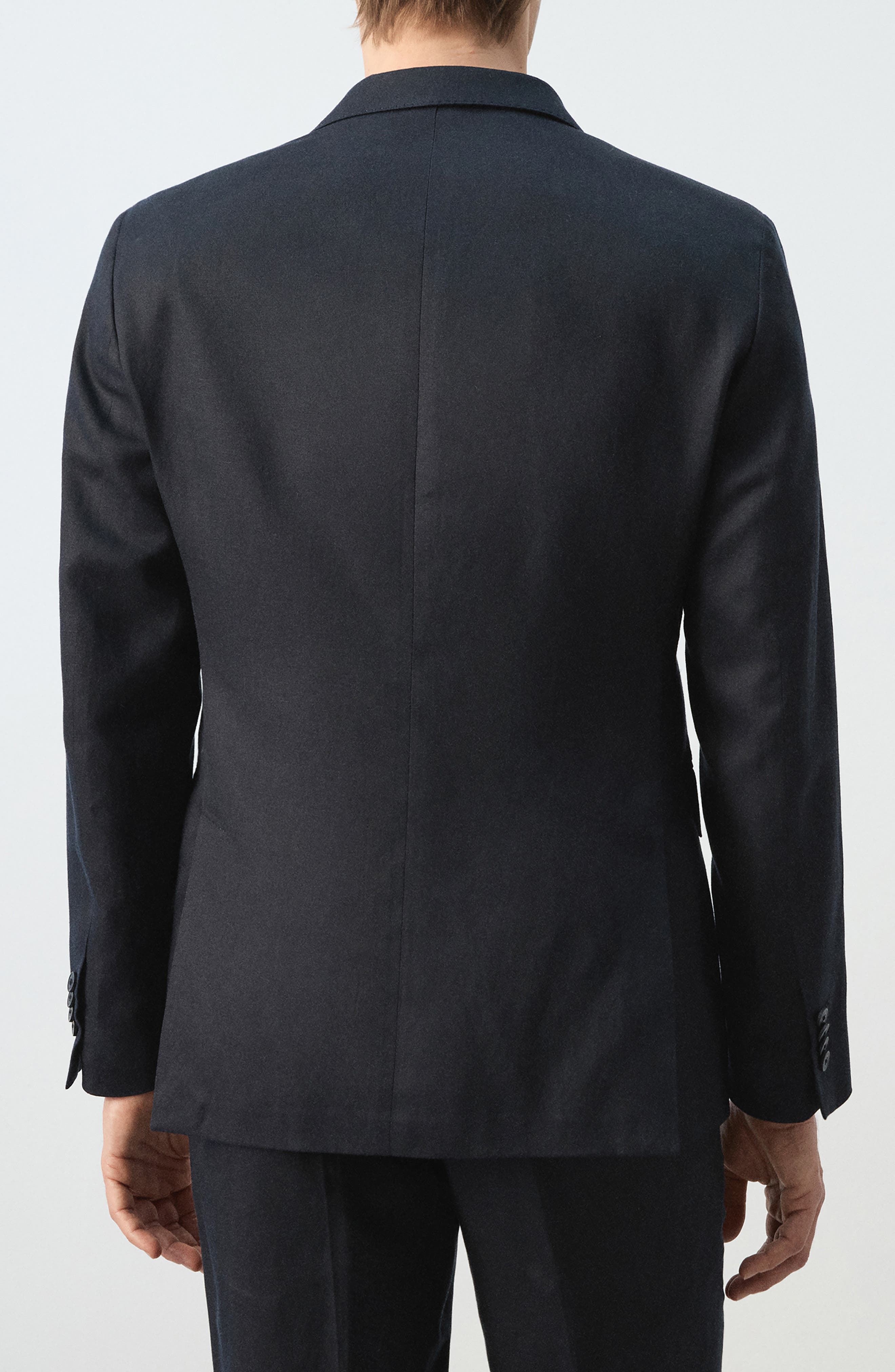 Amalfi Slim Fit Lyocell & Linen Blend Suit Jacket - image 4