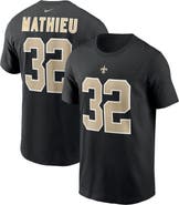 Nike Men's Nike Tyrann Mathieu Black New Orleans Saints Player Name & Number T-Shirt