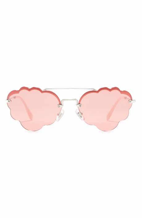 MIU MIU 58mm Irregular Fashion Sunglasses