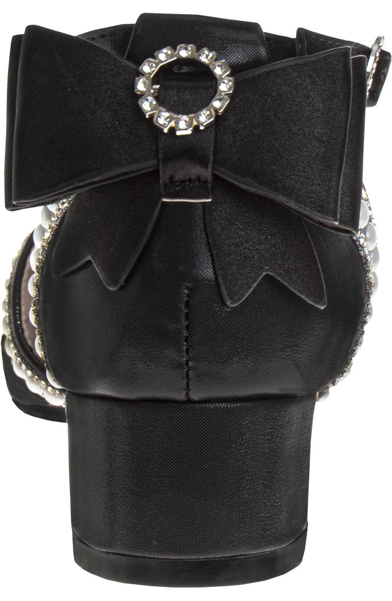 BADGLEY MISCHKA Low Heeled Dress Shoes Girls' Elegant Stylish Formal Wear, Alternate, color, Black