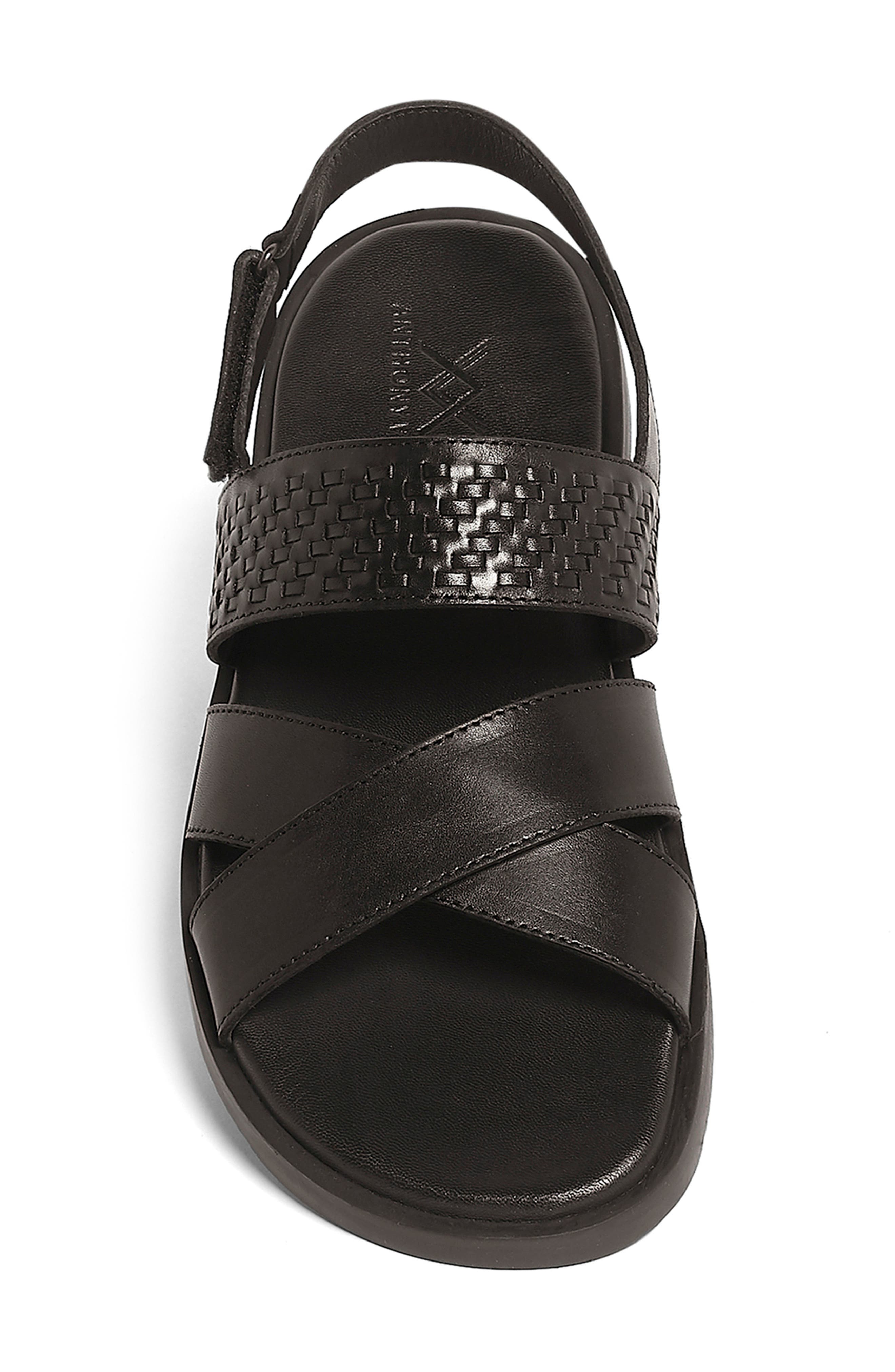 Anthony Veer Mumbai Slingback Sandal, Alternate, color, Black