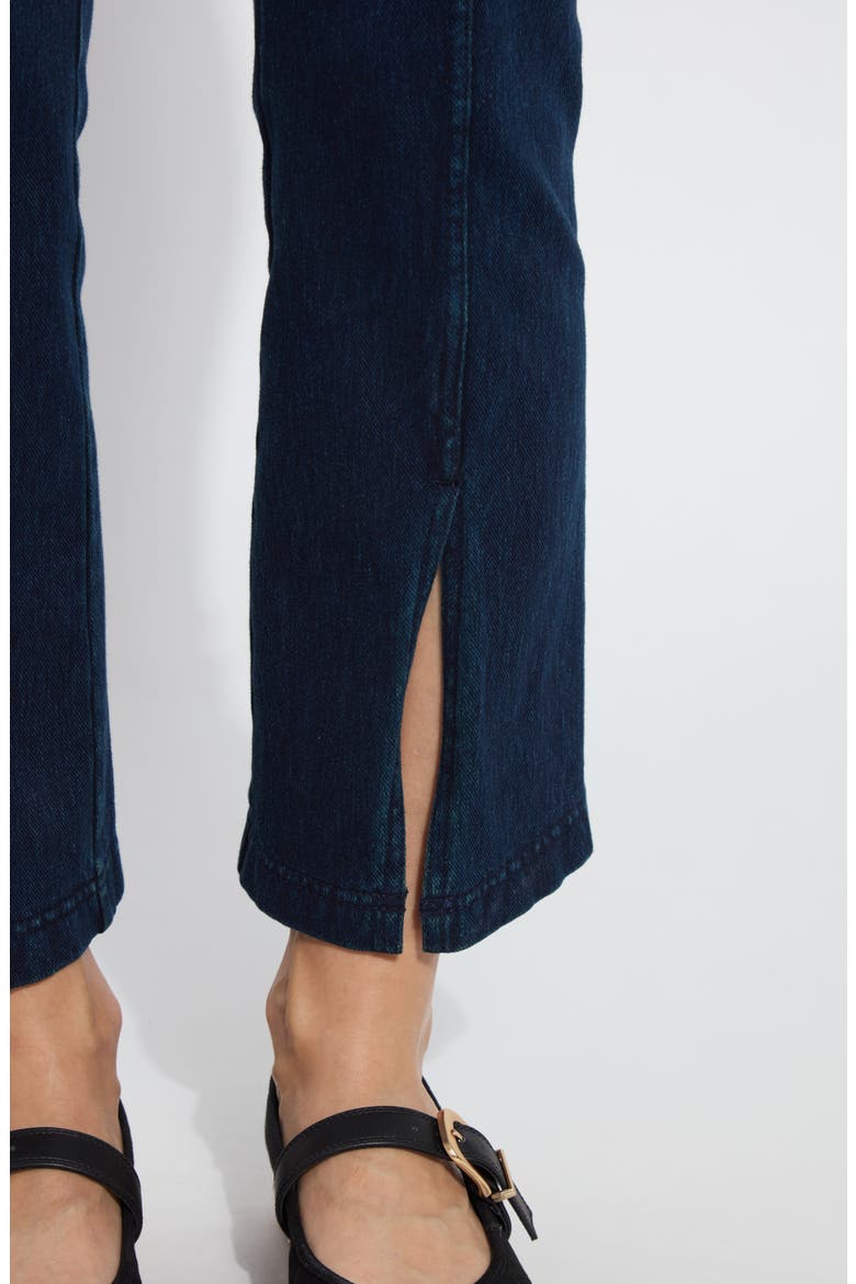 Britt Split Ankle Flare Leg Jeans, Alternate, color, INDIGO